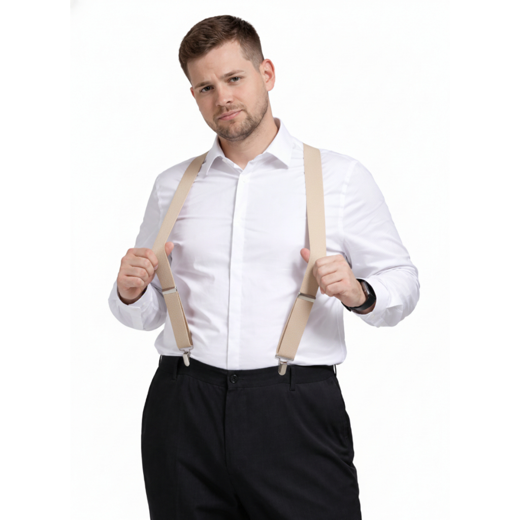 Suspensório Adulto Largo 3.5cm Masculino Feminino Várias Cores Moda