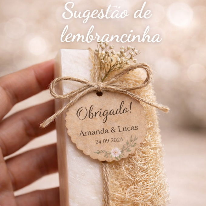 10 Sabonetes Esfoliantes com Bucha Vegetal para Lembrancinhas de Casamentos Formaturas Spas Maes