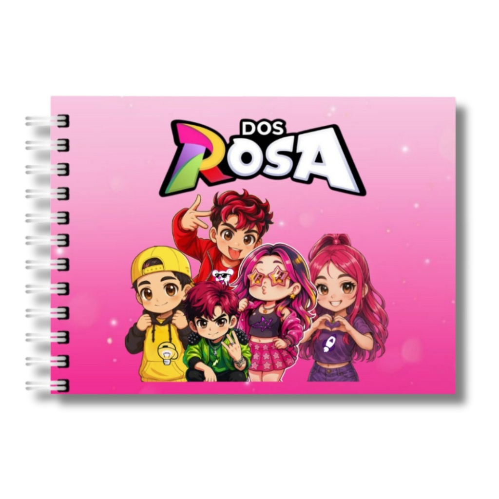 Livro De Colorir Dos Rosa Emily Vick Série Capa Dura 50 Páginas A5 Infantil Estilo Anime