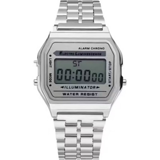 Relógio BONITO   Unissex masculino e feminino  LED com luz em Oferta na Shopee