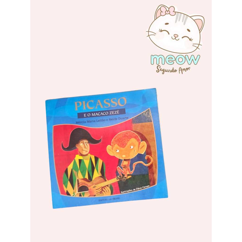 Picasso e o macaco Zezé USADO // OBS Apenas Leitura atividades feitas no livrinho