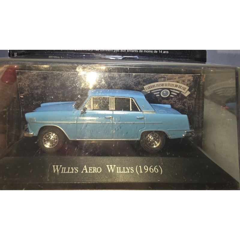 Carros Inesquecíveis do Brasil Willys Aero Willys 1966  1/43