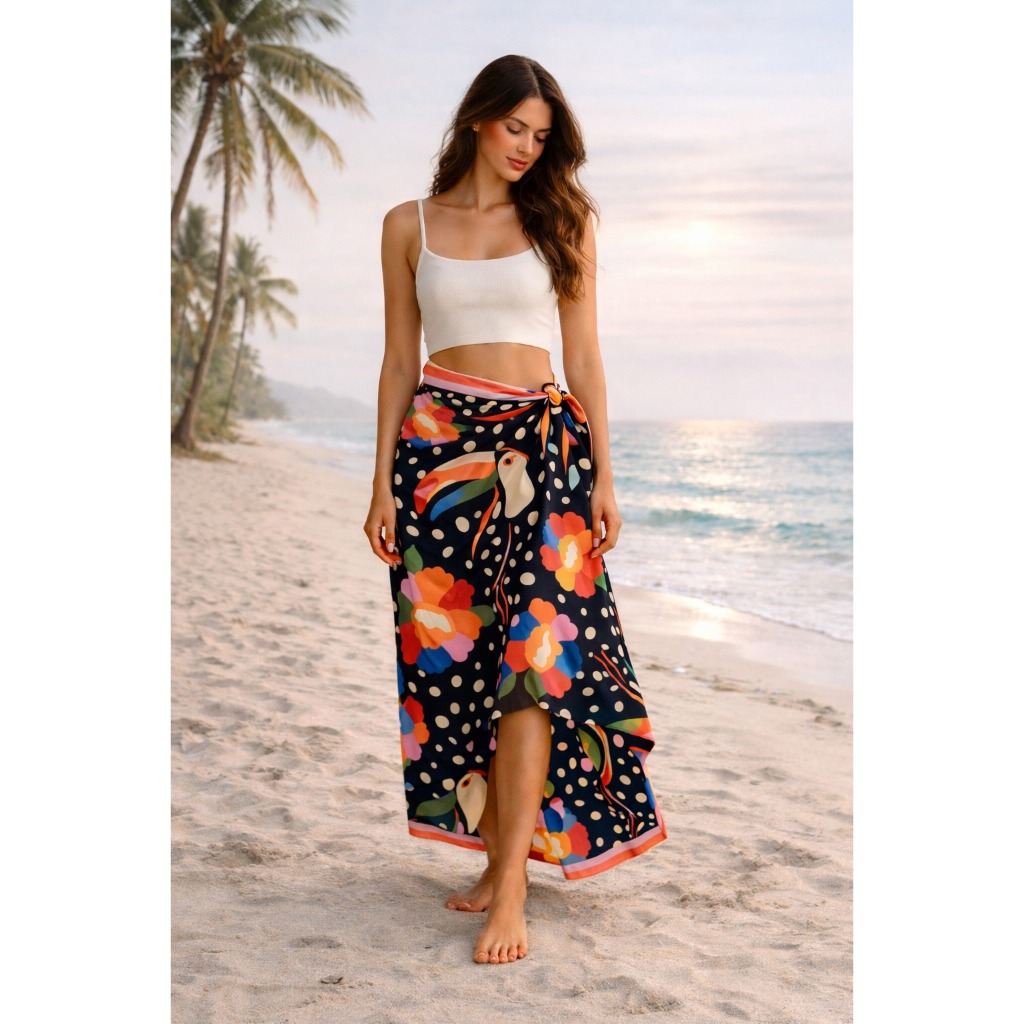 PAREÔ no Tecido Sedinha SEM ACABAMENTO, Ideal para Saída de Banho, Tecido PARA Canga em Oferta na Shopee