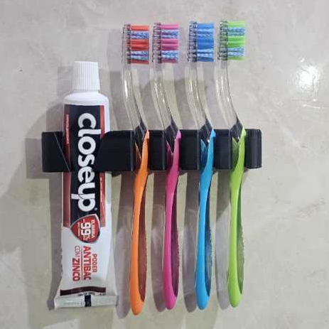 suporte para escova de dente e pasta