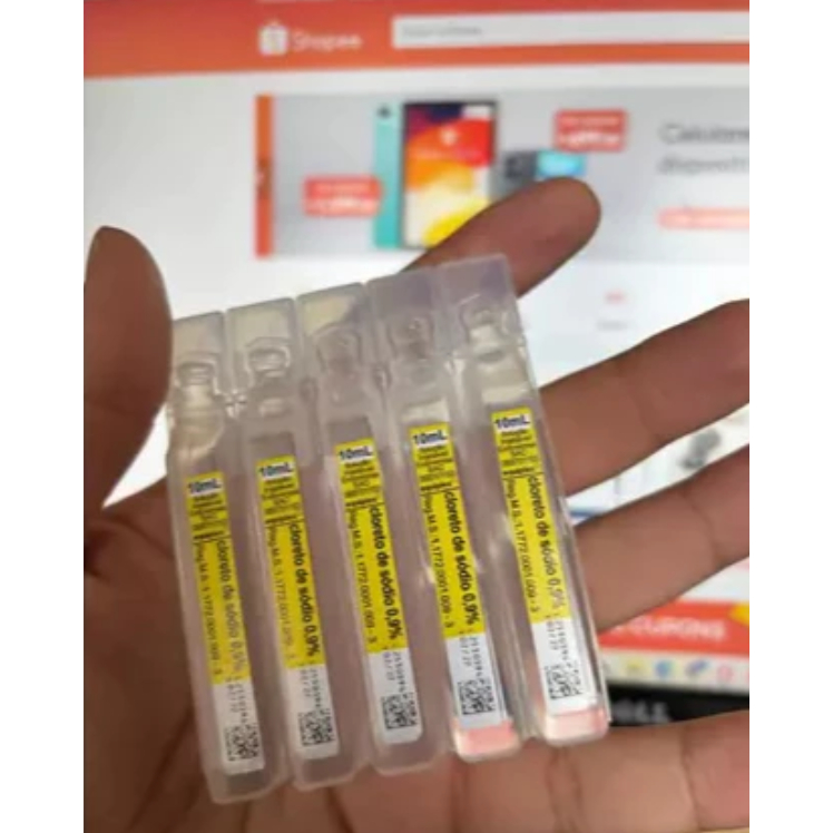 Soro Fisiológico 10ml Para Limpeza de Curativo em Oferta na Shopee