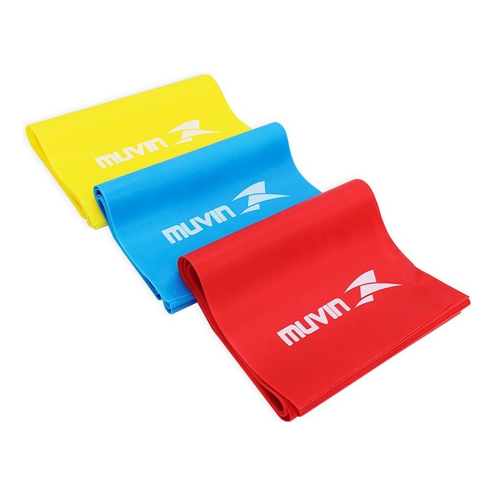 Faixa Elástica Mini Band Muvin FXE-100 Exercícios Treino Glúteo Perna Fisioterapia Academia Resistência