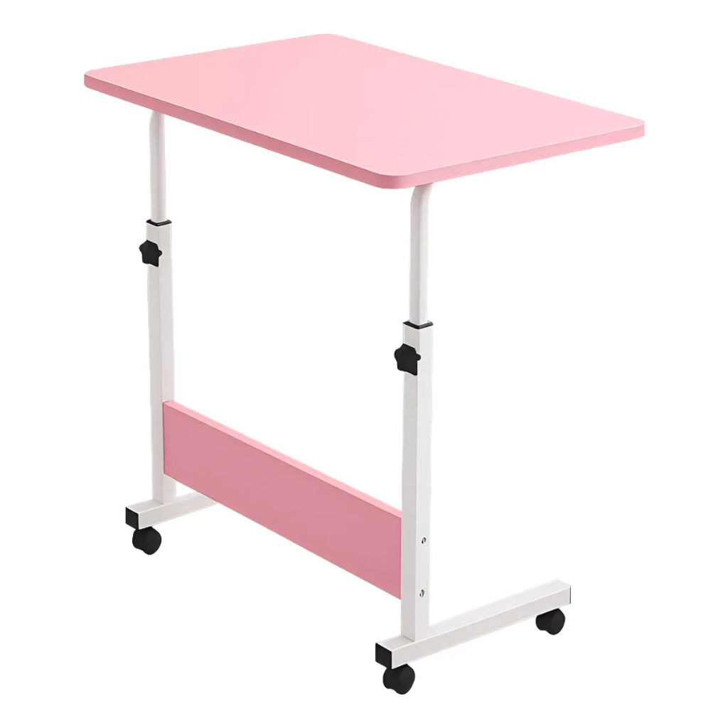 Mesa Notebook Ergonômica Multiuso Altura Regulável Rodinhas Mesa Escrivaninha para Cama Sofá Ajustes — imagem 2 de 2