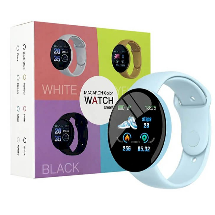 Smartwatch Macaron Color Relógio Inteligente Colorido Bluetooth Android iPhone