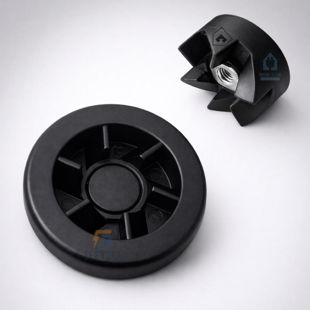 Arraste do Motor Original e Arraste do Copo para Liquidificador Arno Power Max LN63 Ln64 Ln65 Ln78 Ln81 (Eixo 6mm) em Oferta na Shopee