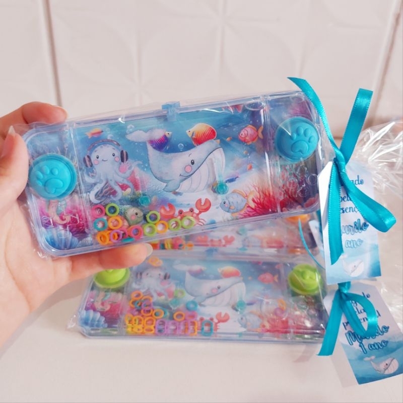 Aquaplay Fundo do Mar Aguagame Personalizado Jogo de Argolinhas Todos os Temas