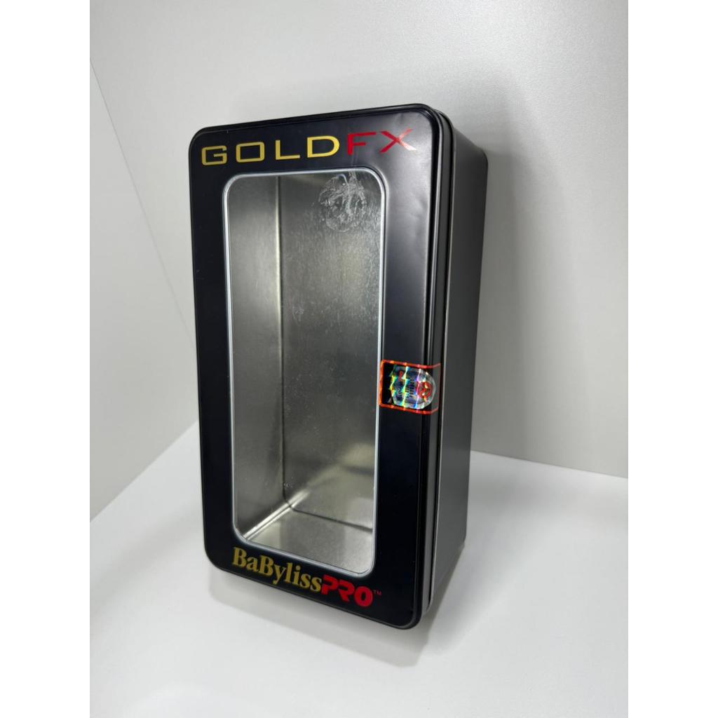 Caixa de lata para maquina de corte Babyliss GoldFx