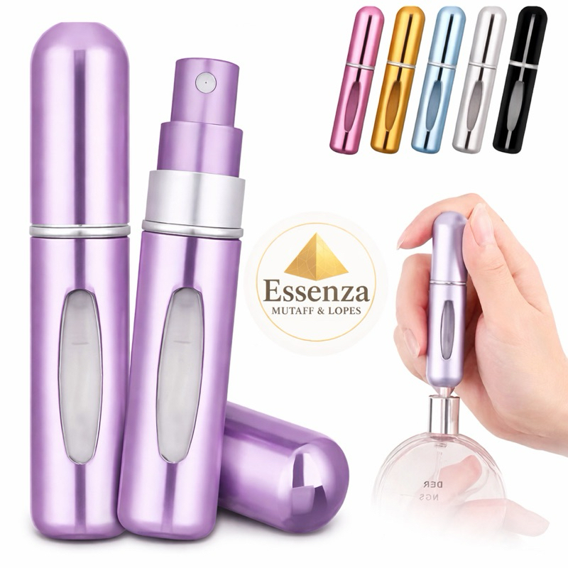 Mini Perfume Recarregável Frasco Portátil 5ml Spray PARA BOLSA / VIAGEM em Oferta na Shopee