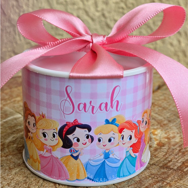 Kit Tubolatas Personalizadas PRINCESA CUTE 2 | Lembrancinha Maternidade | Aniversário | Chá de Bebê | 5x6 - Vários temas