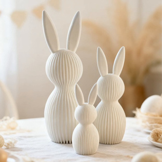 Coelhos Decorativos De Páscoa Kit 2/3 Coelhos Enfeite Decoração Mesa Casa Sala em Oferta na Shopee