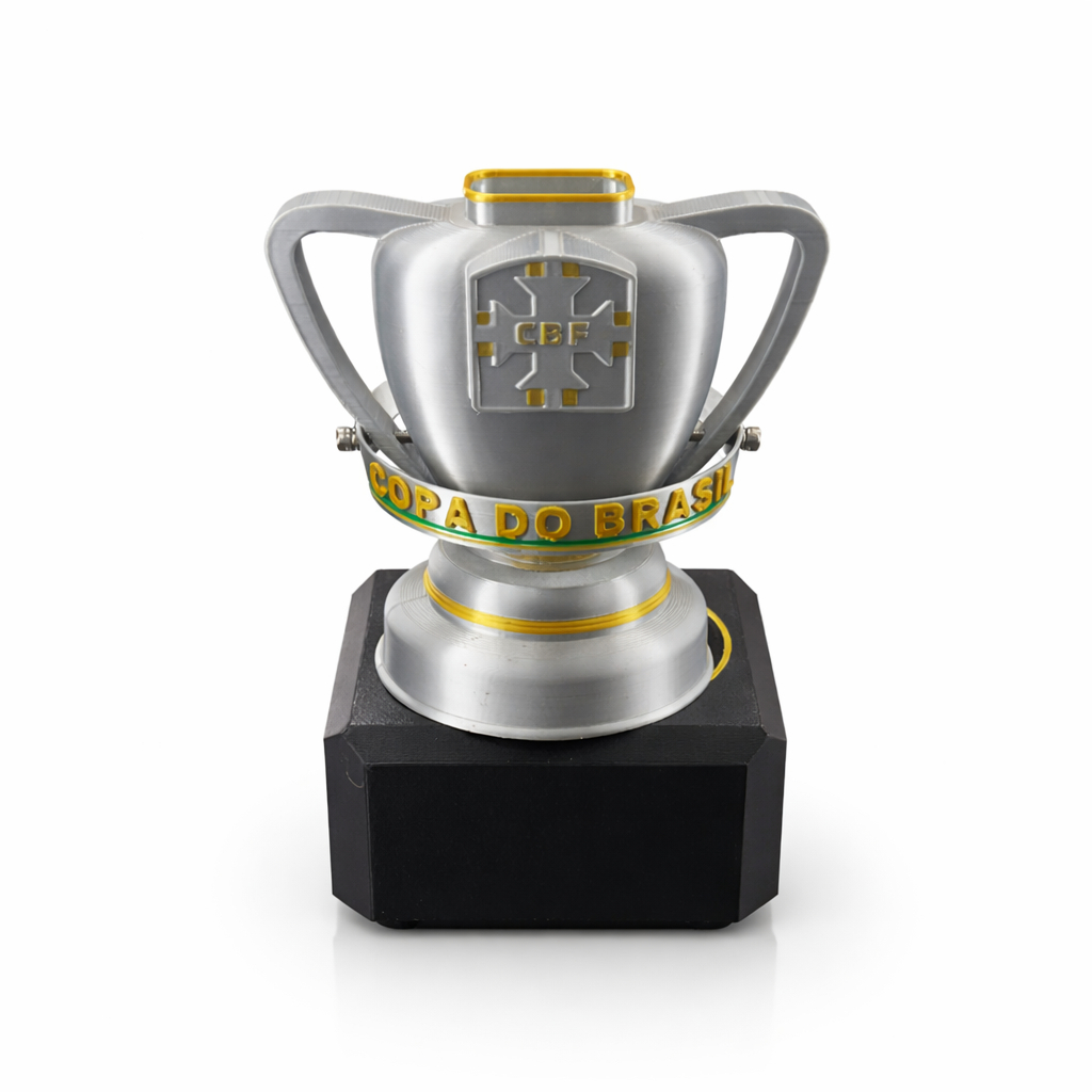 Miniatura Taça Copa do brasil 2025 trofeu 12cm