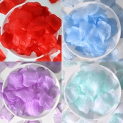 Conjunto de Pétalas de Rosa Fake em Variedade de Cores