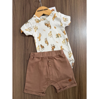 Conjunto Body e Short Cavalo Mini&Co Bebê Menino P ao 02 em Oferta na Shopee