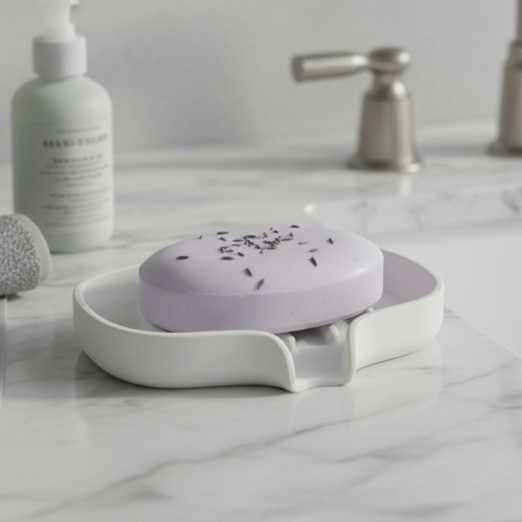 Saboneteira para Banheiro e Pia com Sistema Drenante Anti Lodo Evita Derretimento e Acúmulo Água em Oferta na Shopee