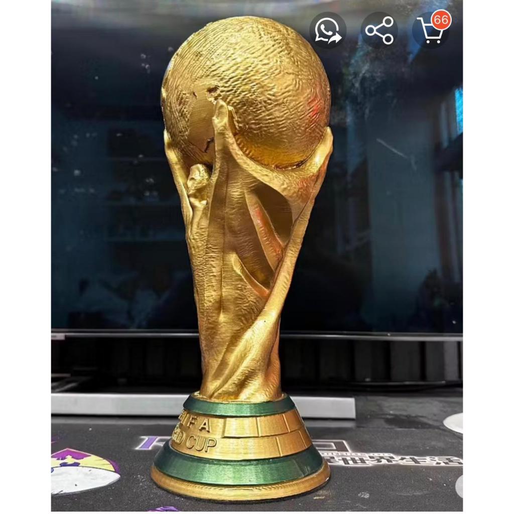 Kit Troféu Taça da Copa do Mundo 2026 + figurinhas