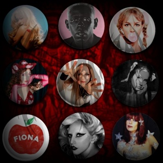 Bottons Artistas Musicais Pop/Diva Pop/Rock/Alternativo/Nacional em Oferta na Shopee