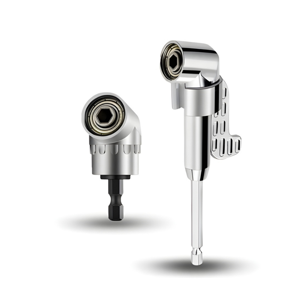 Kit Adaptador Angular Curto ou Longo Para Parafusadeira e Furadeira 105°
