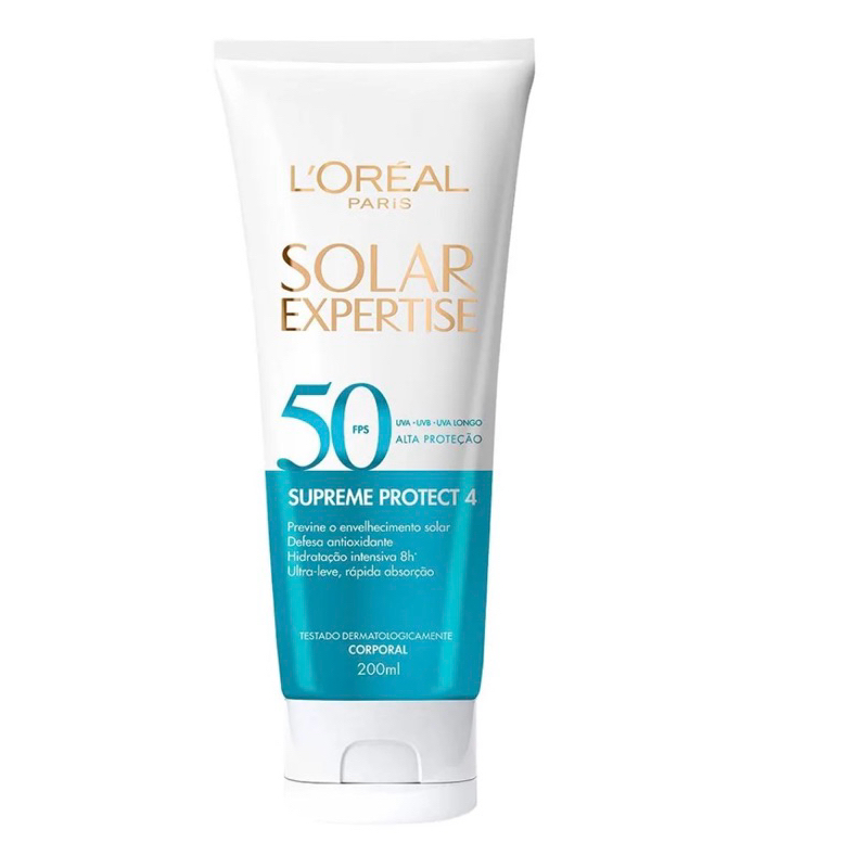 Protetor Solar Corporal L'Oréal Paris Solar Expertise Supreme Protect 4 FPS50 200ml