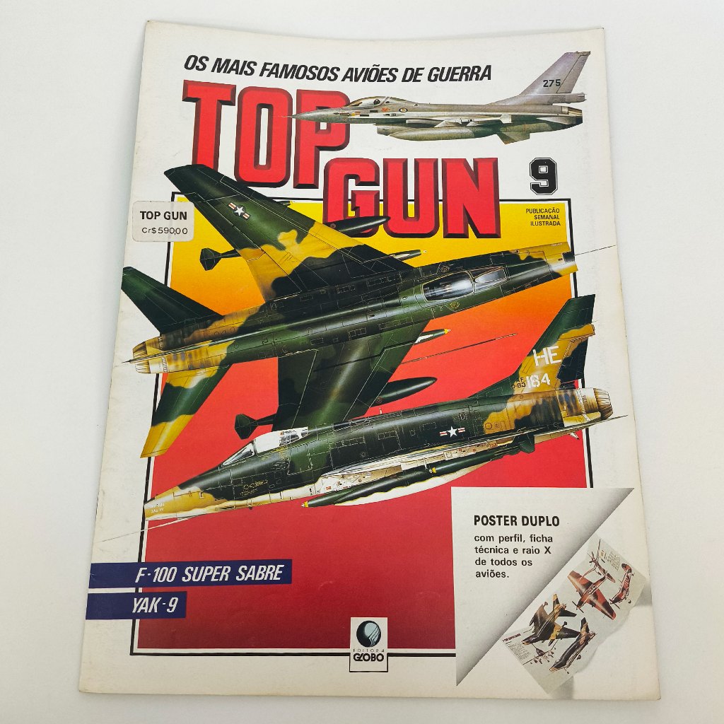 Fascículo Top Gun – Os mais famosos aviões de guerra nº 9
