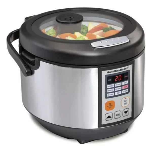 Panela Elétrica Multicooker Digital 4,3L Inox 110V - Arroz e Vapor