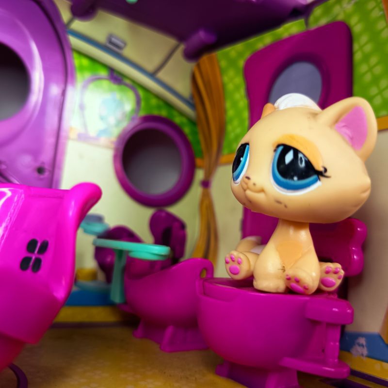 Littlest Pet Shop Tabby cat (possui manchinhas)