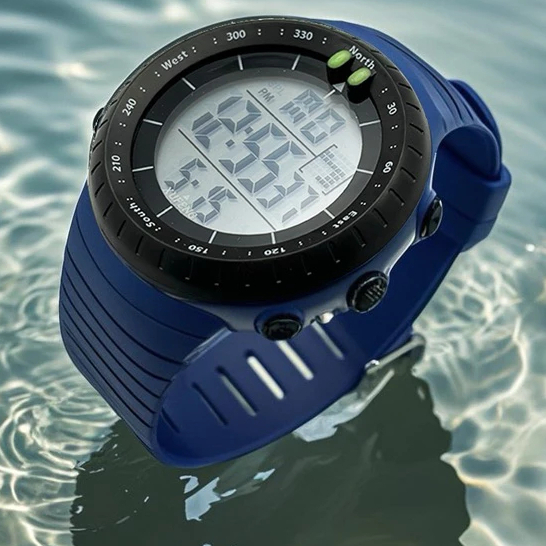 Relógio Digital Masculino Pointer Led Cronômetro Esportivo Fundo Branco Pointer