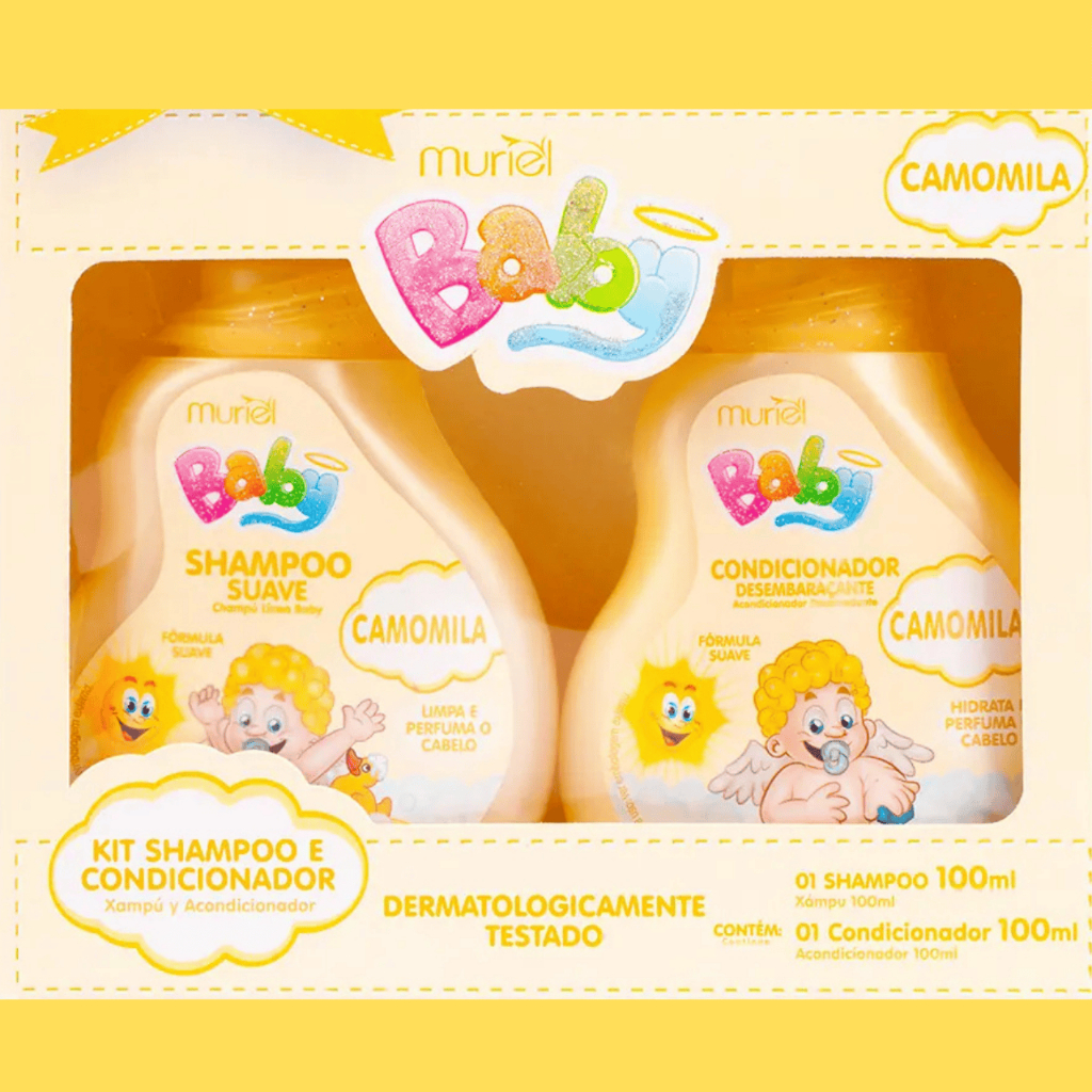 Kit Shampoo e Condicionador Muriel Baby Camomila 100ml cada
