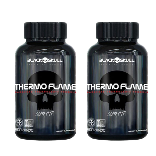 TERMOGÊNICO THERMO FLAME 60 CAPS - BLACK SKULL