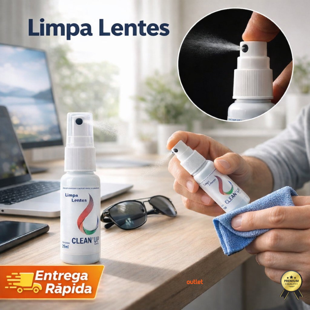 Limpa Lentes + Lenço Microfibra Para Limpeza de Óculos de Grau Celular Computador óculos de Sol em Oferta na Shopee