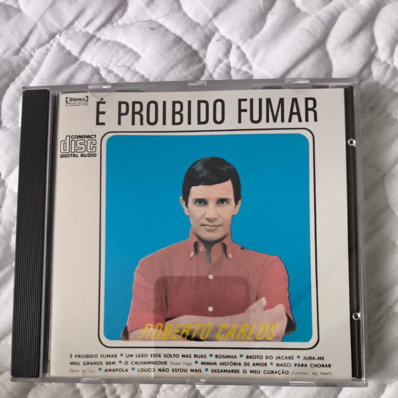 Cd Roberto Carlos - É proibido fumar.