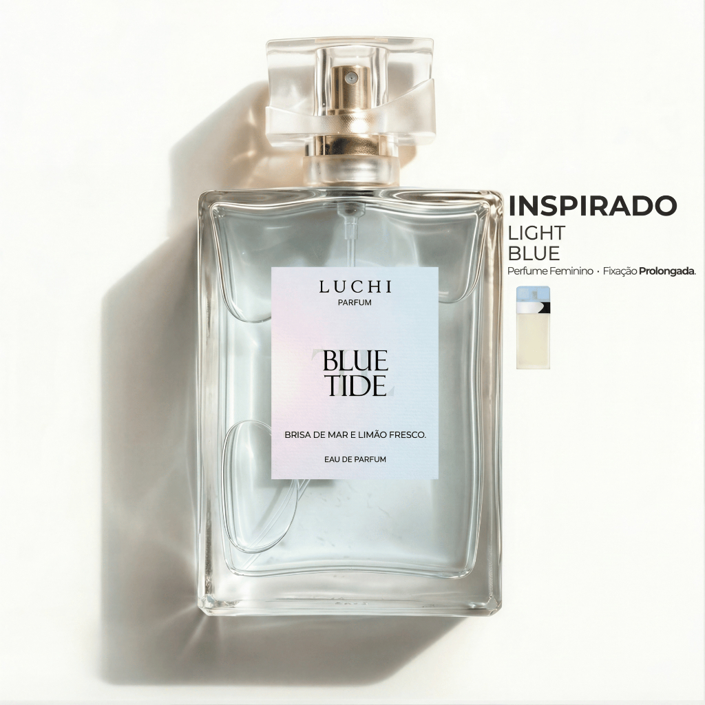 Perfume Feminino Blue Tide Luchi Parfum (Aroma importado) - Alta fixação em Oferta na Shopee