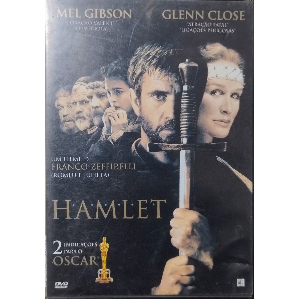 Dvd Hamlet Mel Gibson Frank Zefferelli Otimo Estado