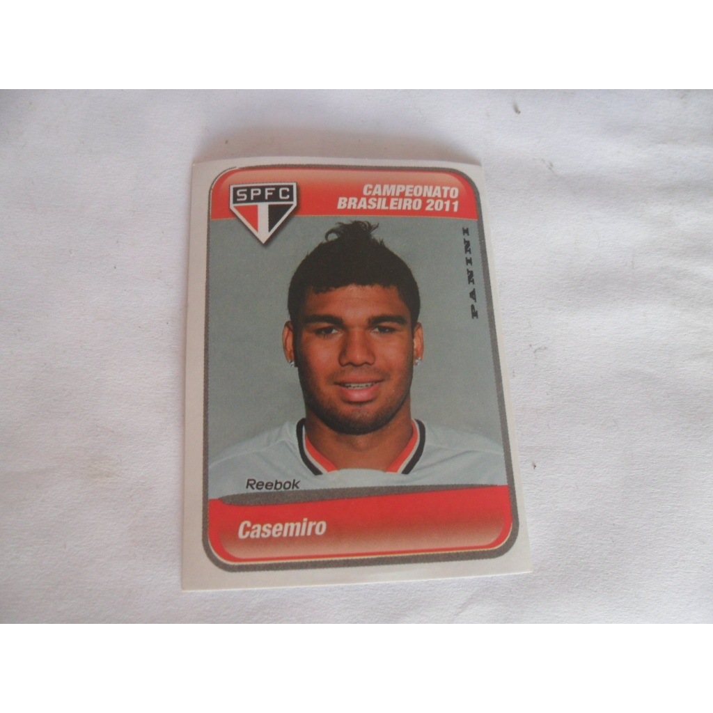 Figurinha Casemiro 2011 São Paulo - nunca colada