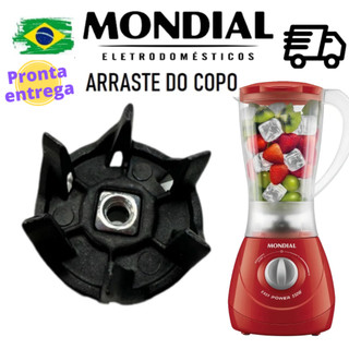 Arraste do copo para o Liquidificador Mondial Easy Power Mondial 550W L 550 R (com porca) L550