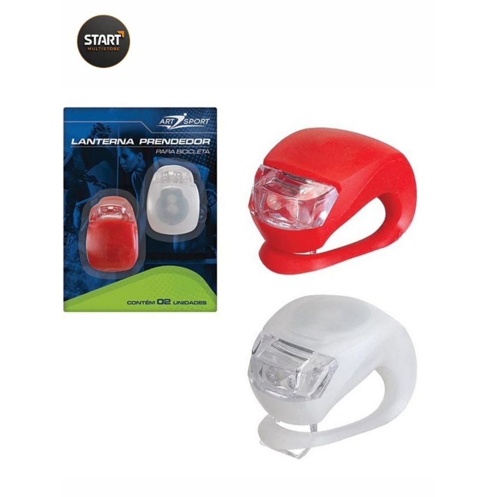 Kit 2 Lanternas De Segurança Bicicleta Led Farol para bike em Oferta na Shopee