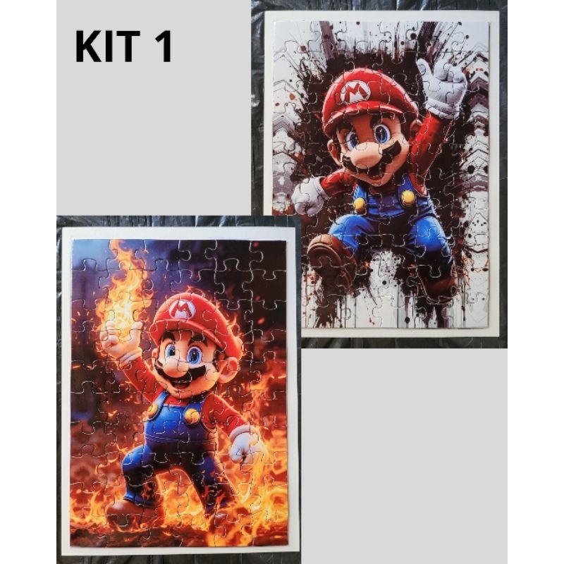 Kit 2 Quebra cabeça variados para crianças - 60 Peças - colorido Divertido em Oferta na Shopee