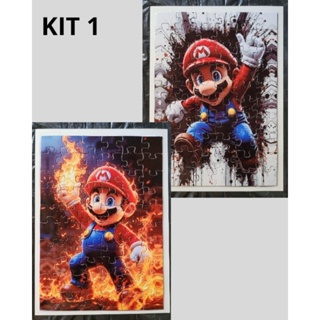 Kit 2 Quebra cabeça variados para crianças - 60 Peças - colorido Divertido em Oferta na Shopee