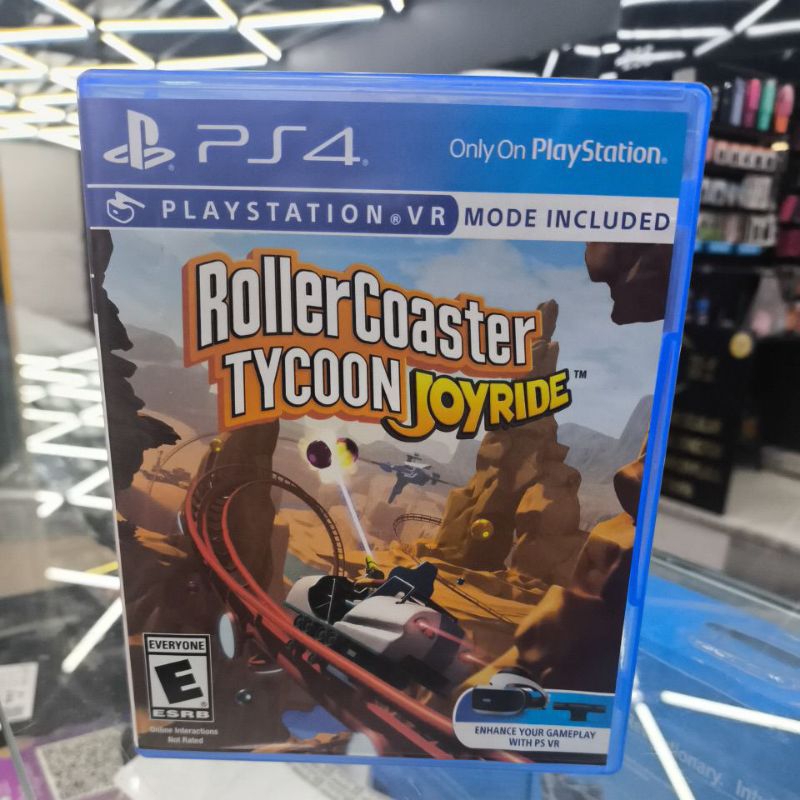 leia o anúncio por gentileza Jogo para PS4/PS5 PSVR  rollercoaster tycoon joyride VR ps4 usado mídia física original
