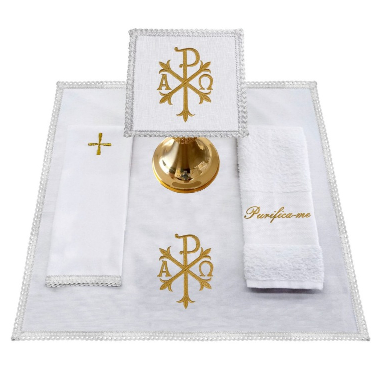 Alfaias Litúrgicas Kit Completo para Altar Igreja Católica Cores Liturgicas em Oferta na Shopee
