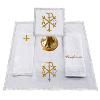 Alfaias Litúrgicas Kit Completo para Altar Igreja Católica Cores Liturgicas em Oferta na Shopee
