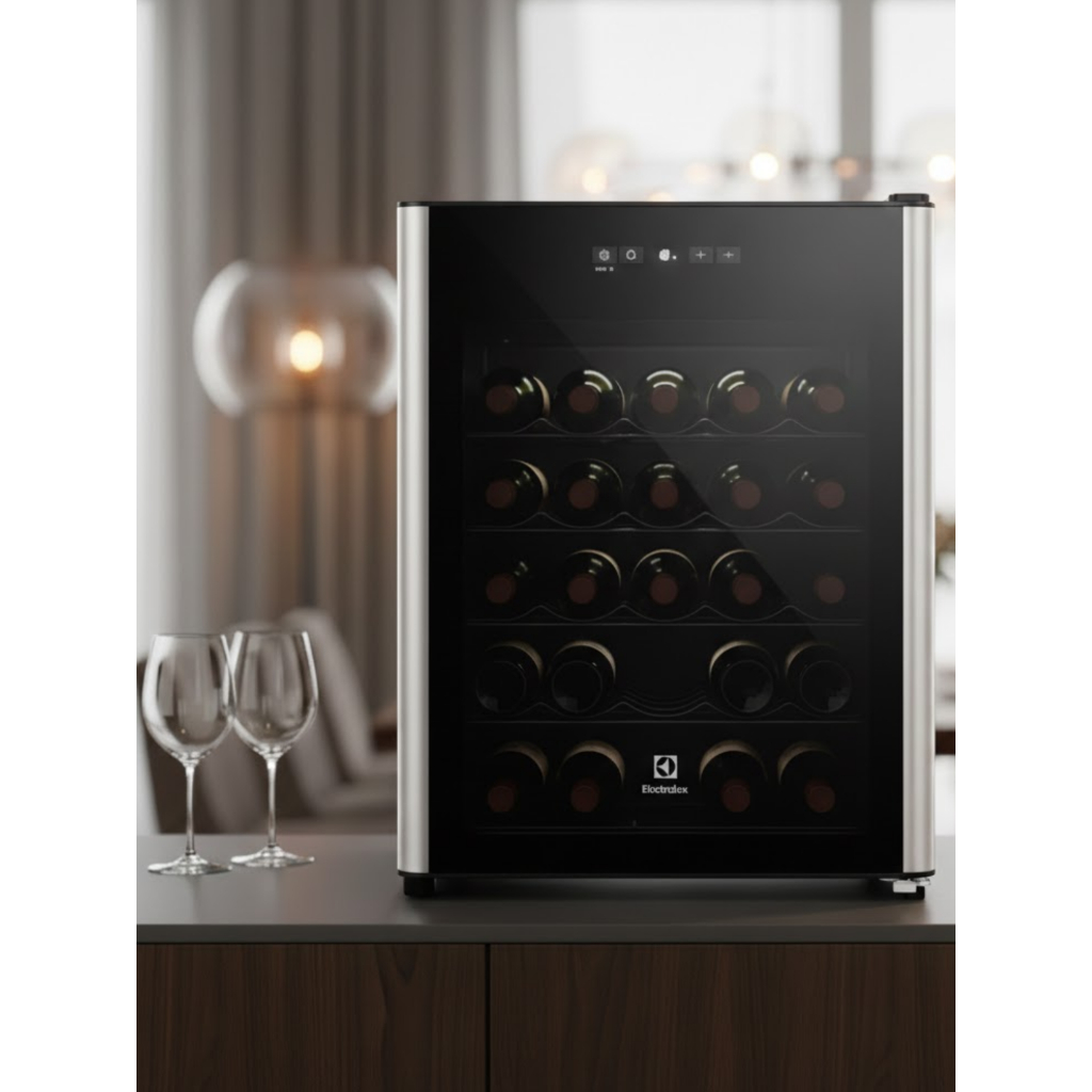 Imagem Adega de Vinho Digital Climatizada Electrolux 24 Garrafas WSF24 127v