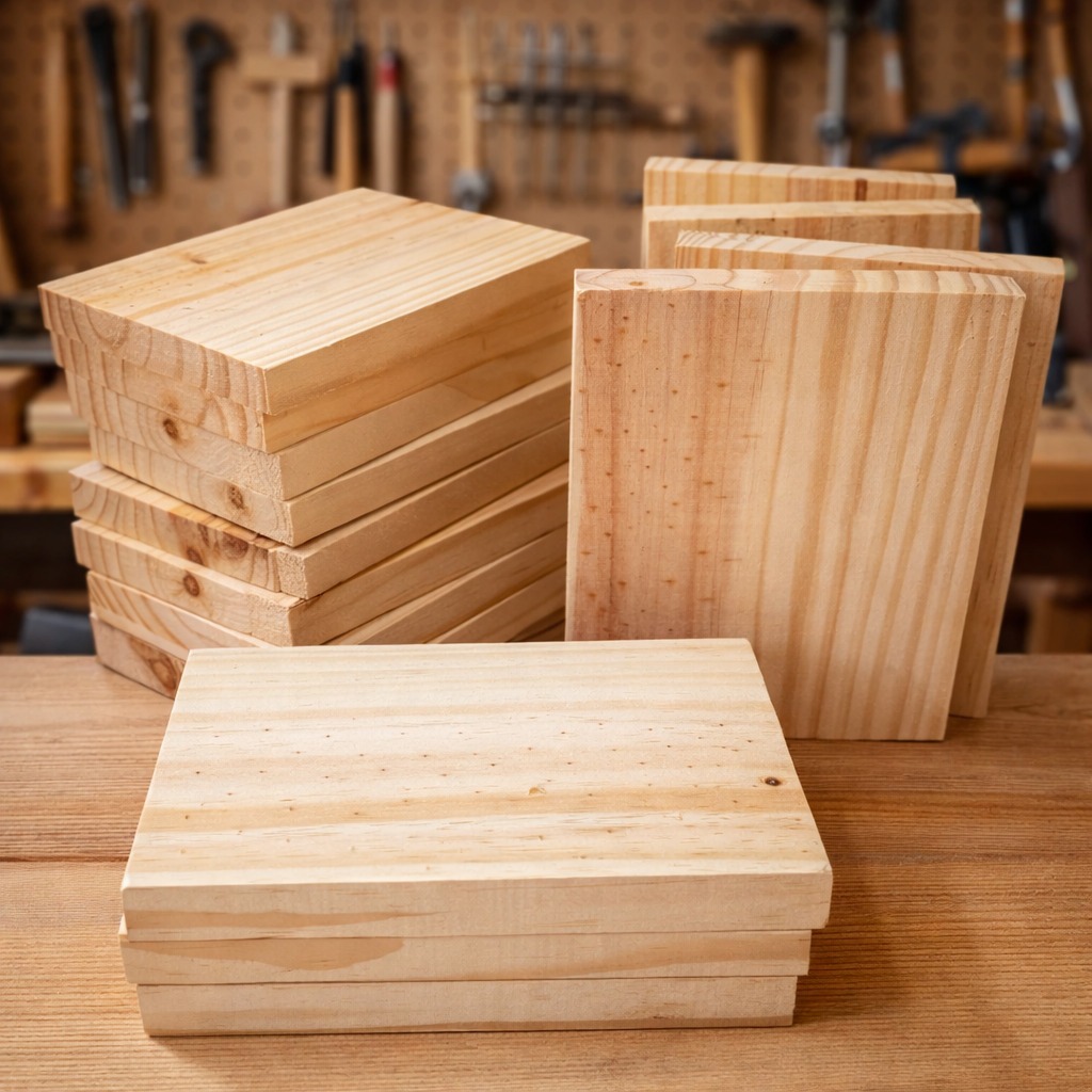 Kit de Madeira 10 Pçs Pinus Artesanato Tabuas em Oferta na Shopee