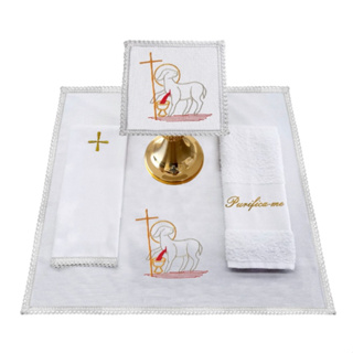 Alfaias Litúrgicas Kit Completo para Altar Igreja Católica Cores Liturgicas Cordeiro em Oferta na Shopee