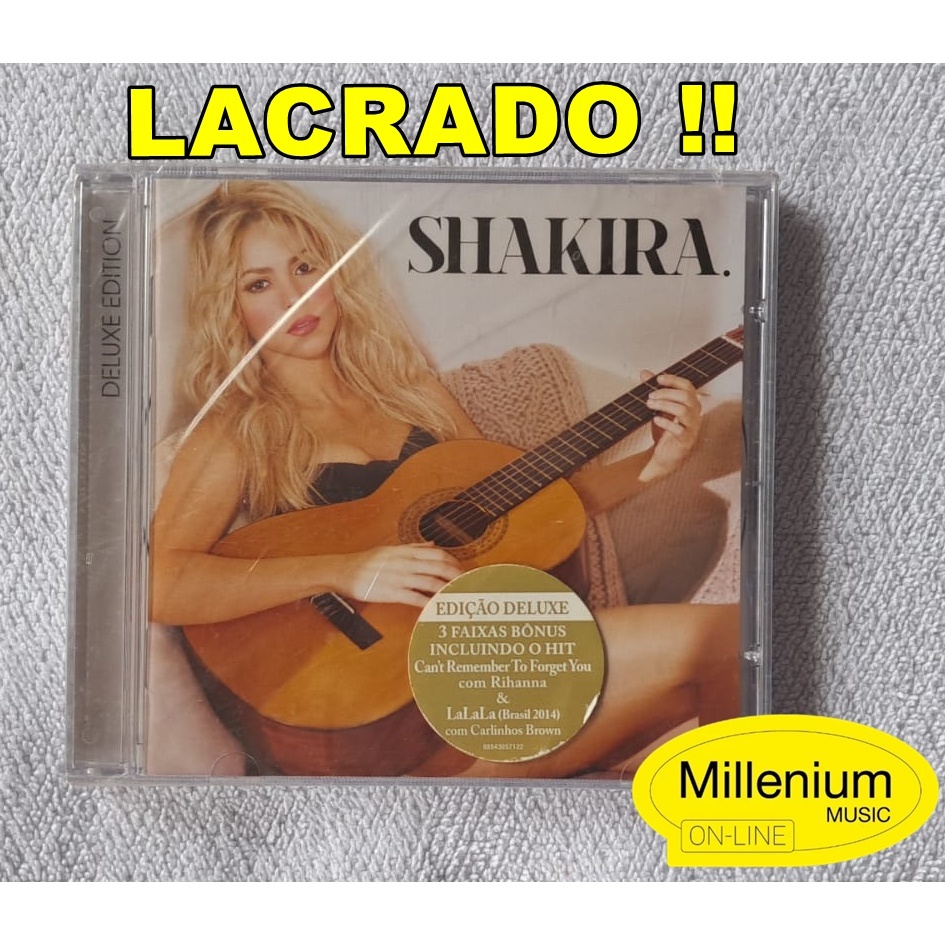 CD Shakira 2014 Edição Deluxe 3 Faixas Bônus Original Gravadora Lacrado