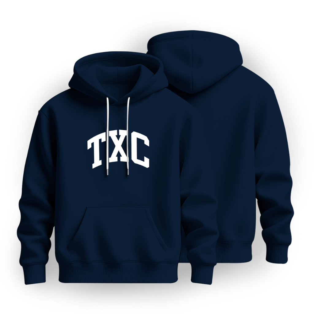 Blusa Moletom TXC Canguru Azul Premium Unissex Com Capuz 100% Algodao Varias Cores 62 em Oferta na Shopee
