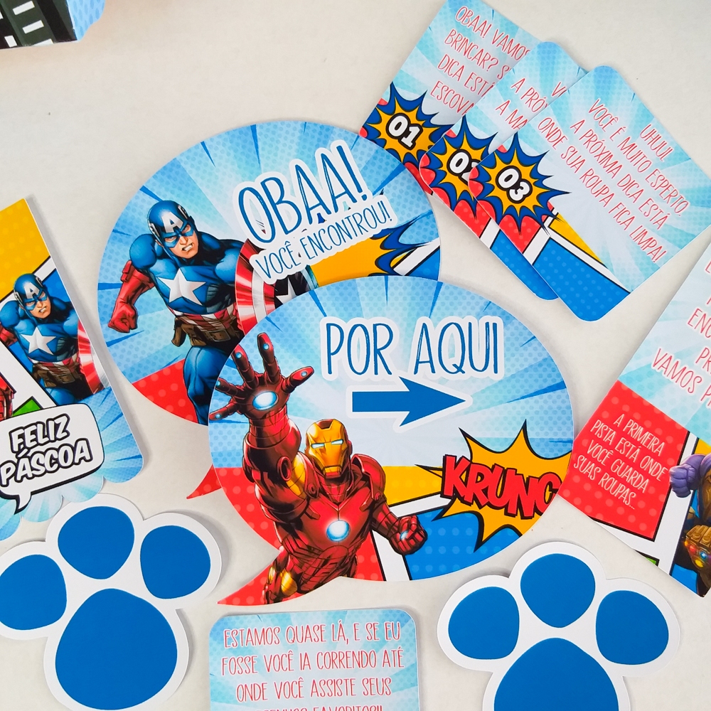 CAÇA AOS OVOS ESPECIAL DE PÁSCOA VINGADORES – BRINCADEIRA, CHOCOLATE E ALEGRIA